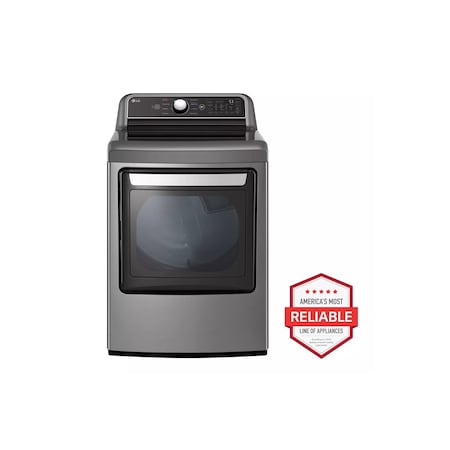 Lg LG 7.3 cu. ft. Smart Wi-Fi Enabled Electric Dryer DLE7400VE